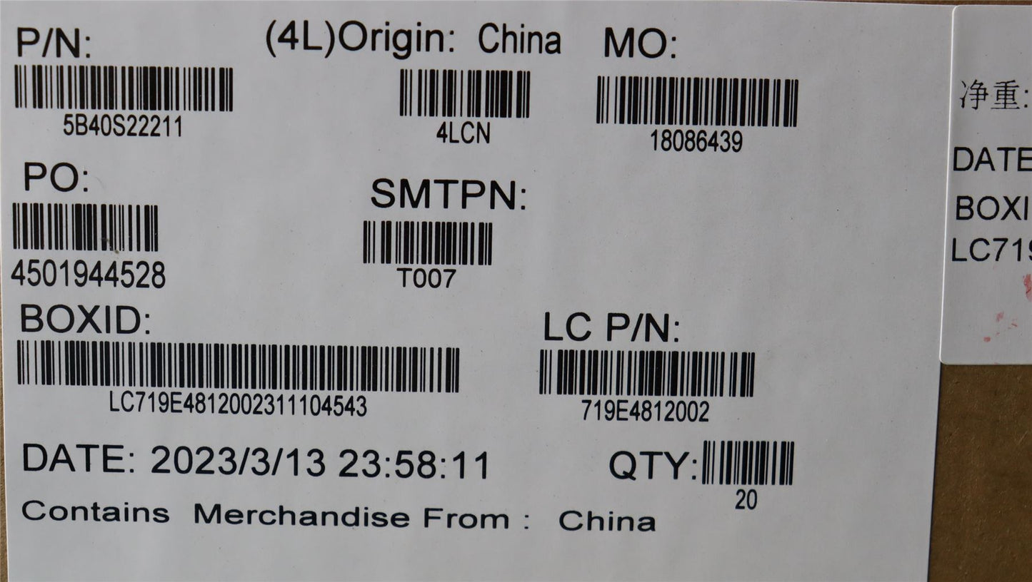 Lenovo Bracket L 82WQ MB-HOOK 5B40S22211