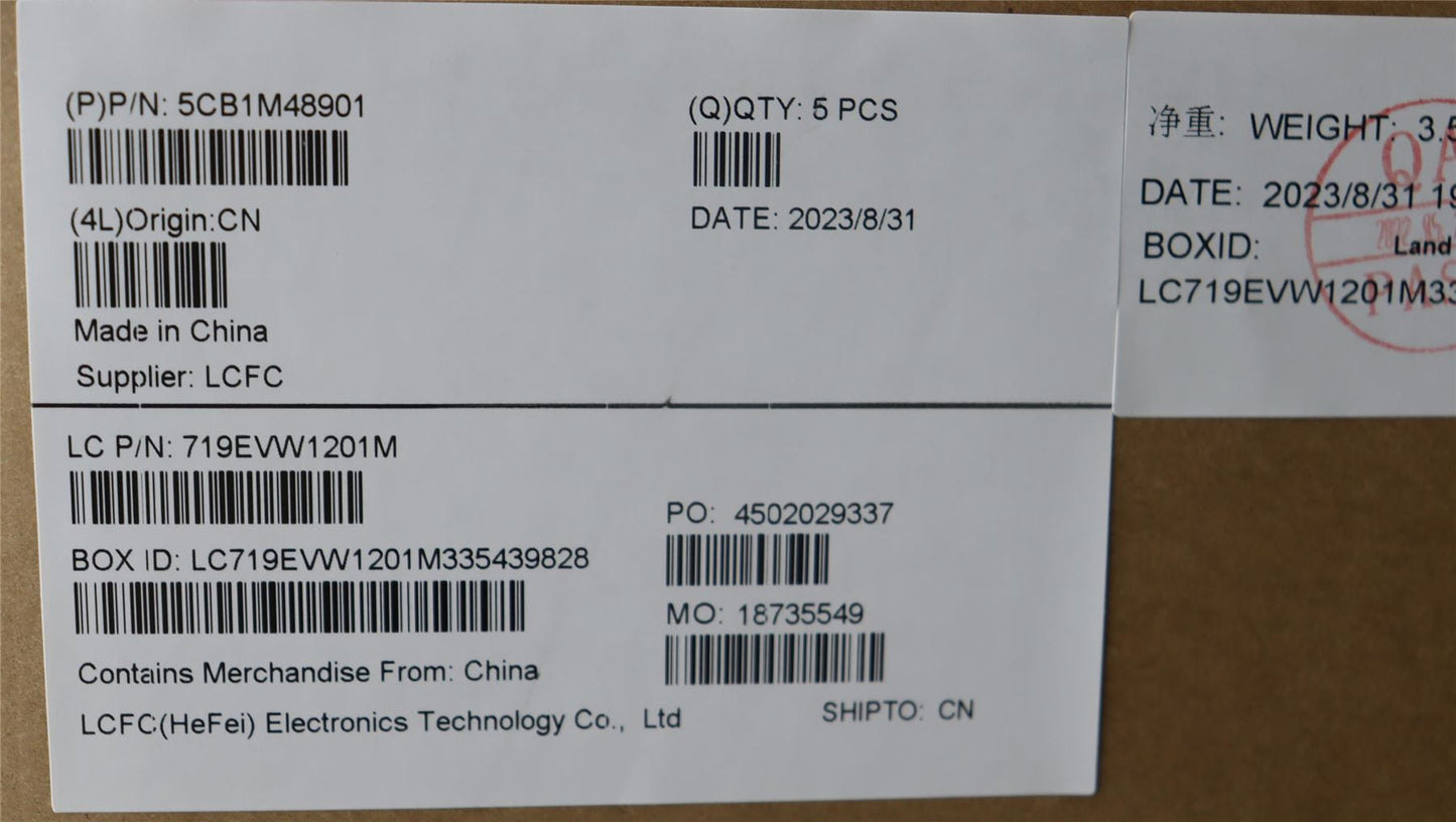 Lenovo Upper Case ASM_FRA L83FS BK TEX 5CB1M48901