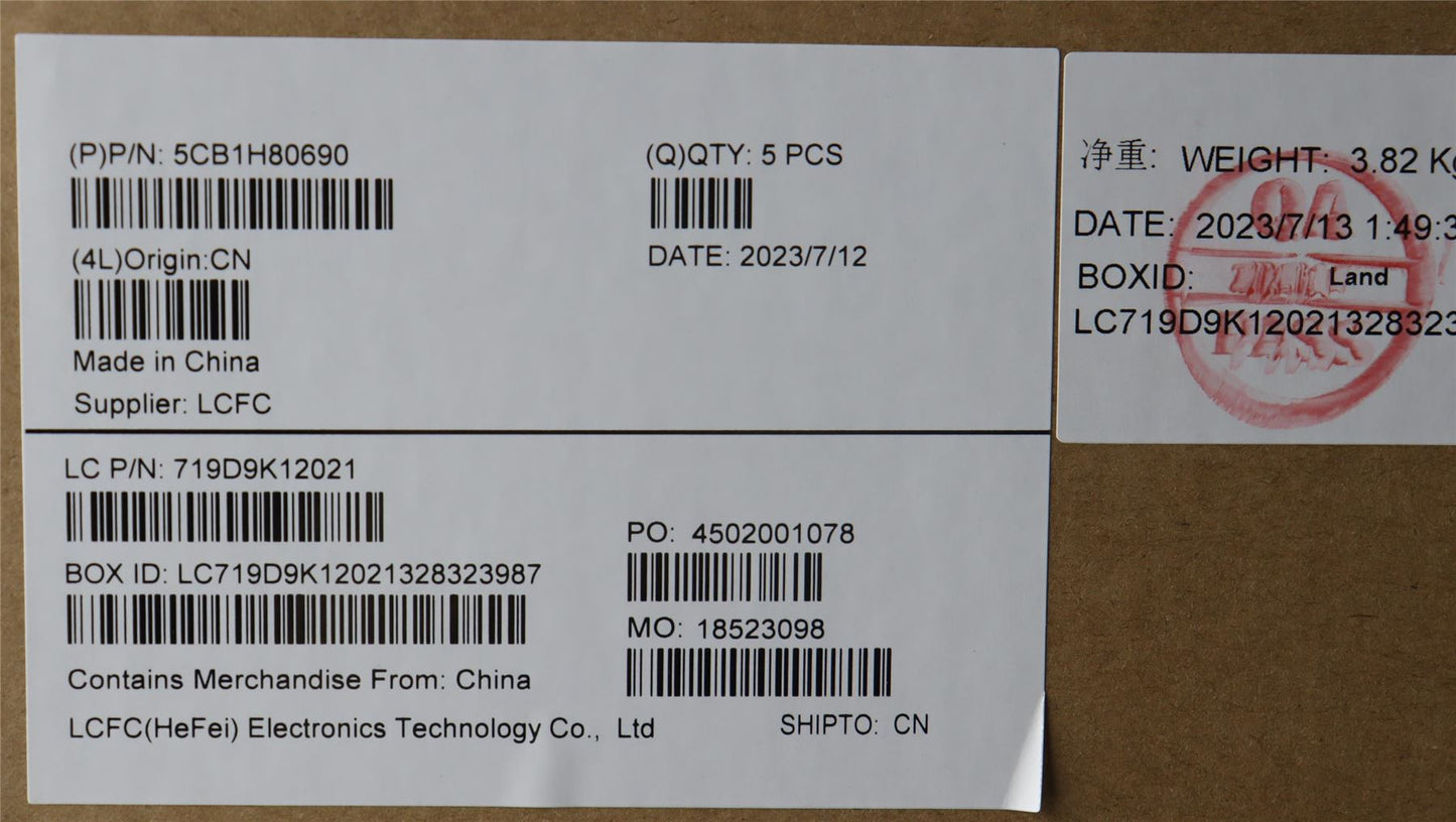 Lenovo IdeaPad 3 17IAU7 Palmrest Cover Touchpad Keyboard Abyss Blue 5CB1H80690