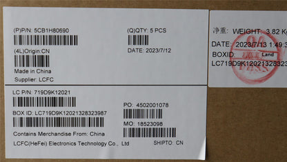 Lenovo IdeaPad 3 17IAU7 Palmrest Cover Touchpad Keyboard Abyss Blue 5CB1H80690