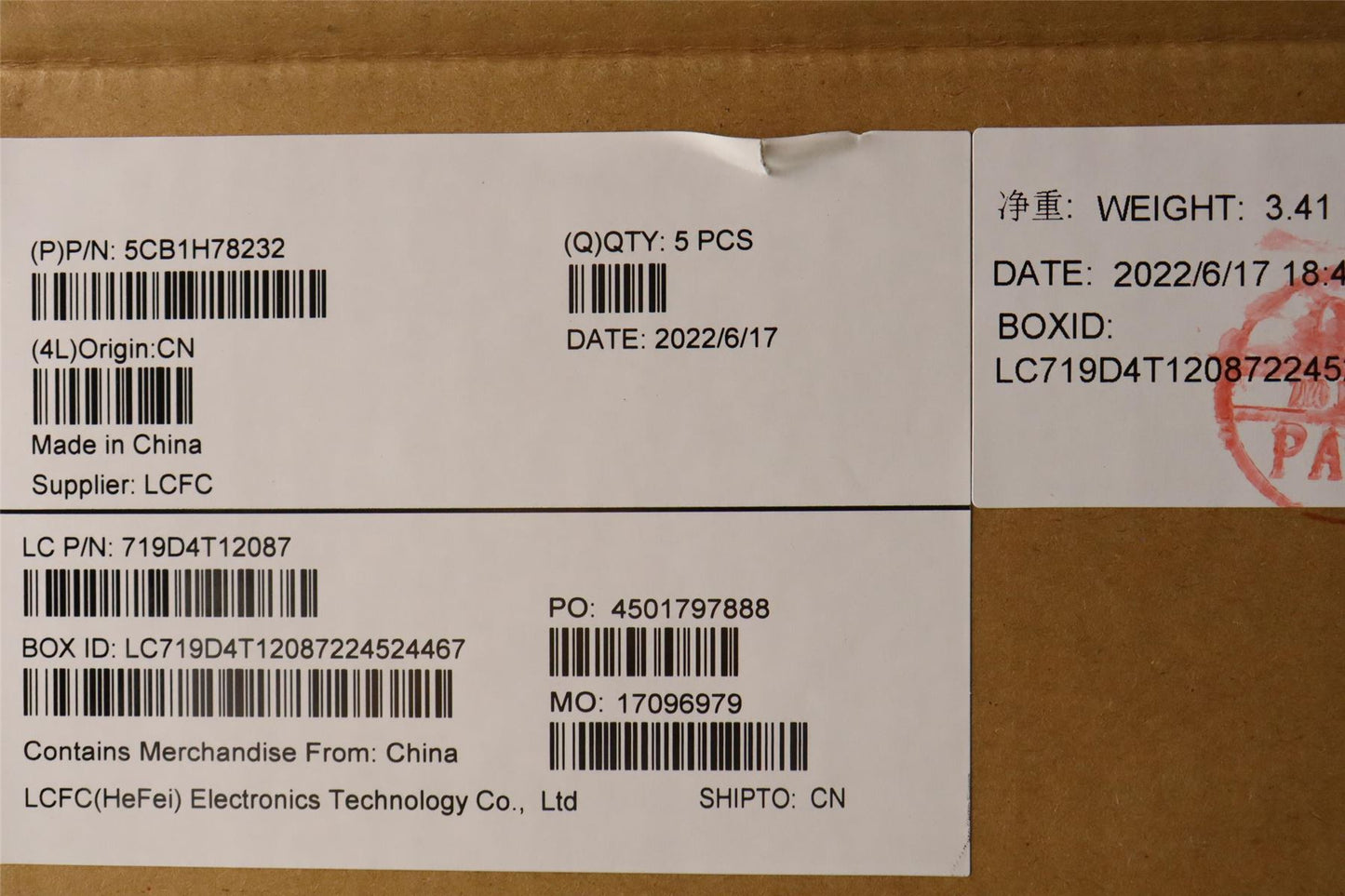 Lenovo IdeaPad 3 15IAU7 3 15ABA7 Keyboard Palmrest Top Cover UK Blue 5CB1H78232