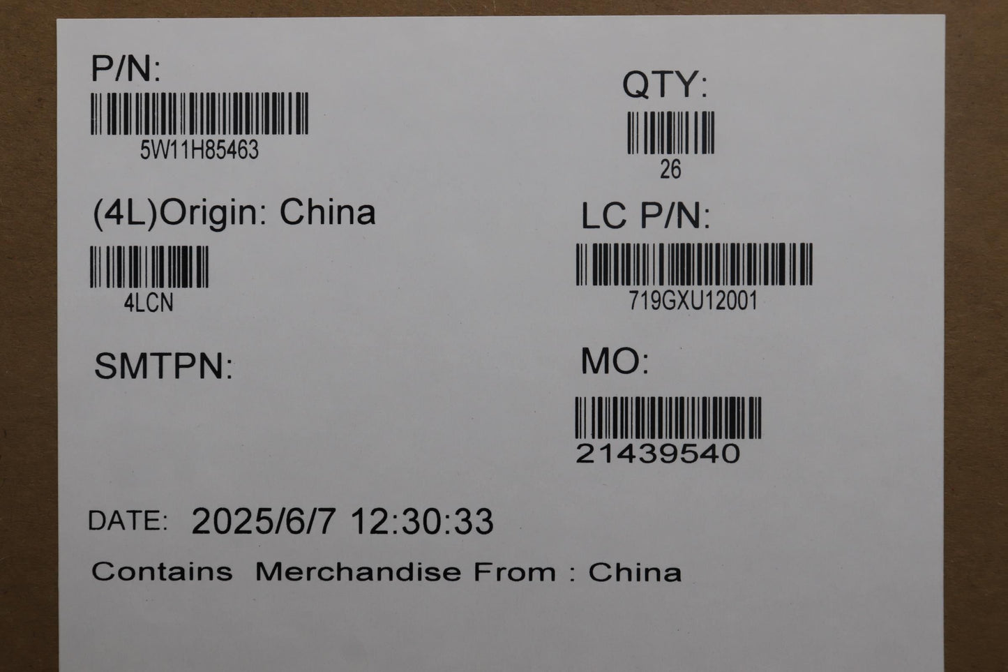 Lenovo WIRELESS Wireless,WLAN,INT,BE200 Kil WiFi WLAN Board 5W11H85463