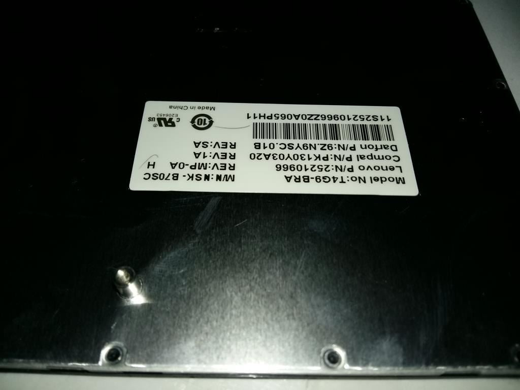 Lenovo DFT4G9BRA103KeyBlackKeyBlackFrameKBD Keyboard 25210966