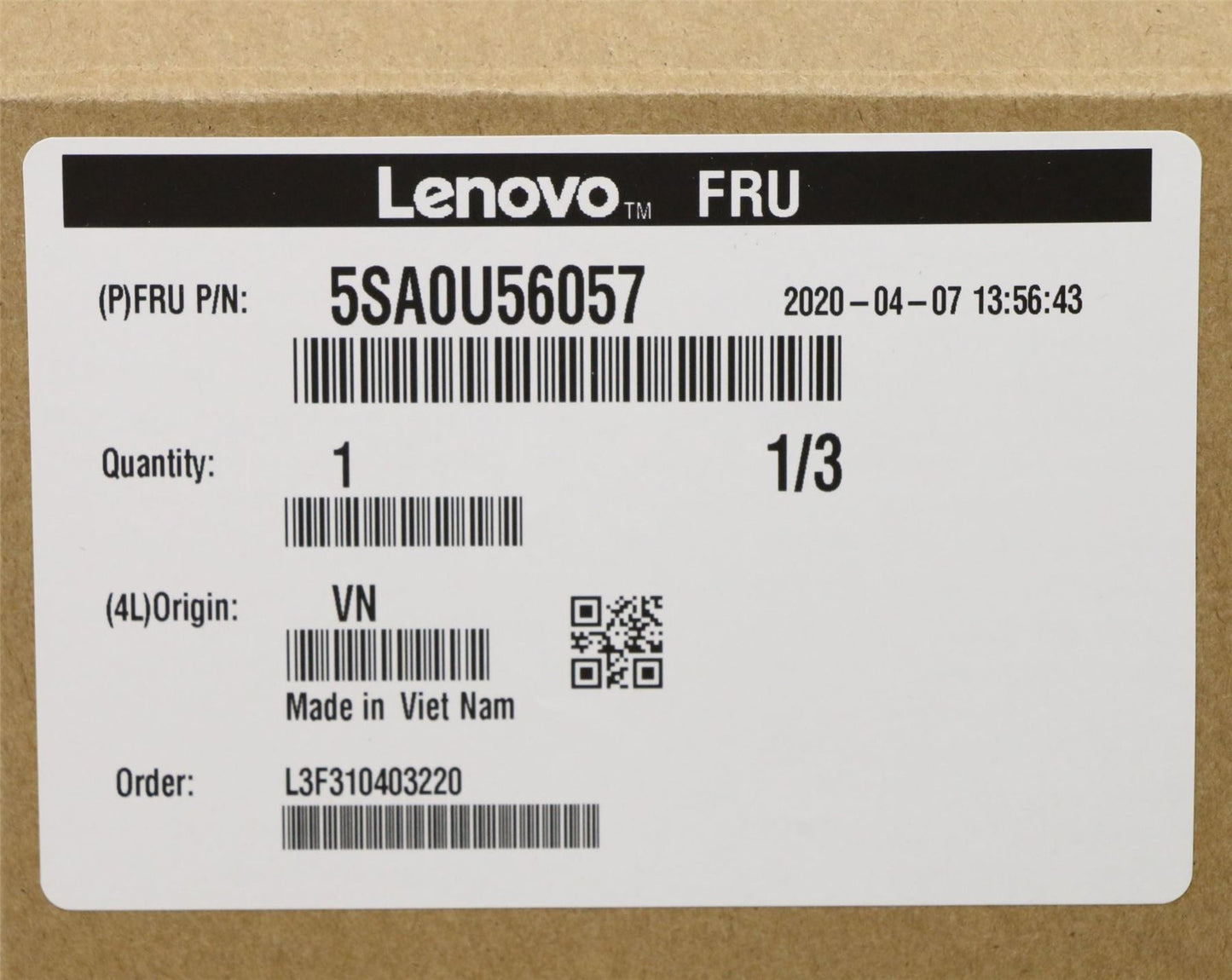 Lenovo ThinkStation P330 2nd Gen CPU Processor 5SA0U56057
