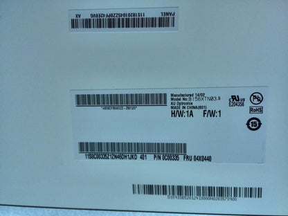 Lenovo AUO B156XTN03.5 HW1A HD AG S LED1 NB LCD 18201045