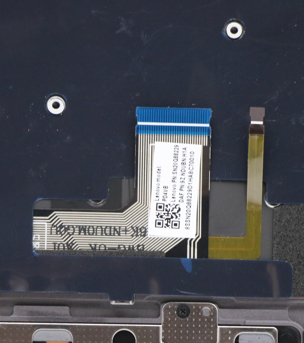 Lenovo C930 13IKB Palmrest Cover Touchpad Keyboard Belgian Iron Grey 5CB0S72626