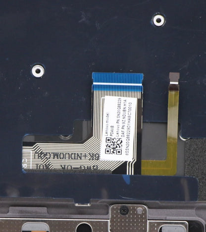 Lenovo C930 13IKB Palmrest Cover Touchpad Keyboard Belgian Iron Grey 5CB0S72626