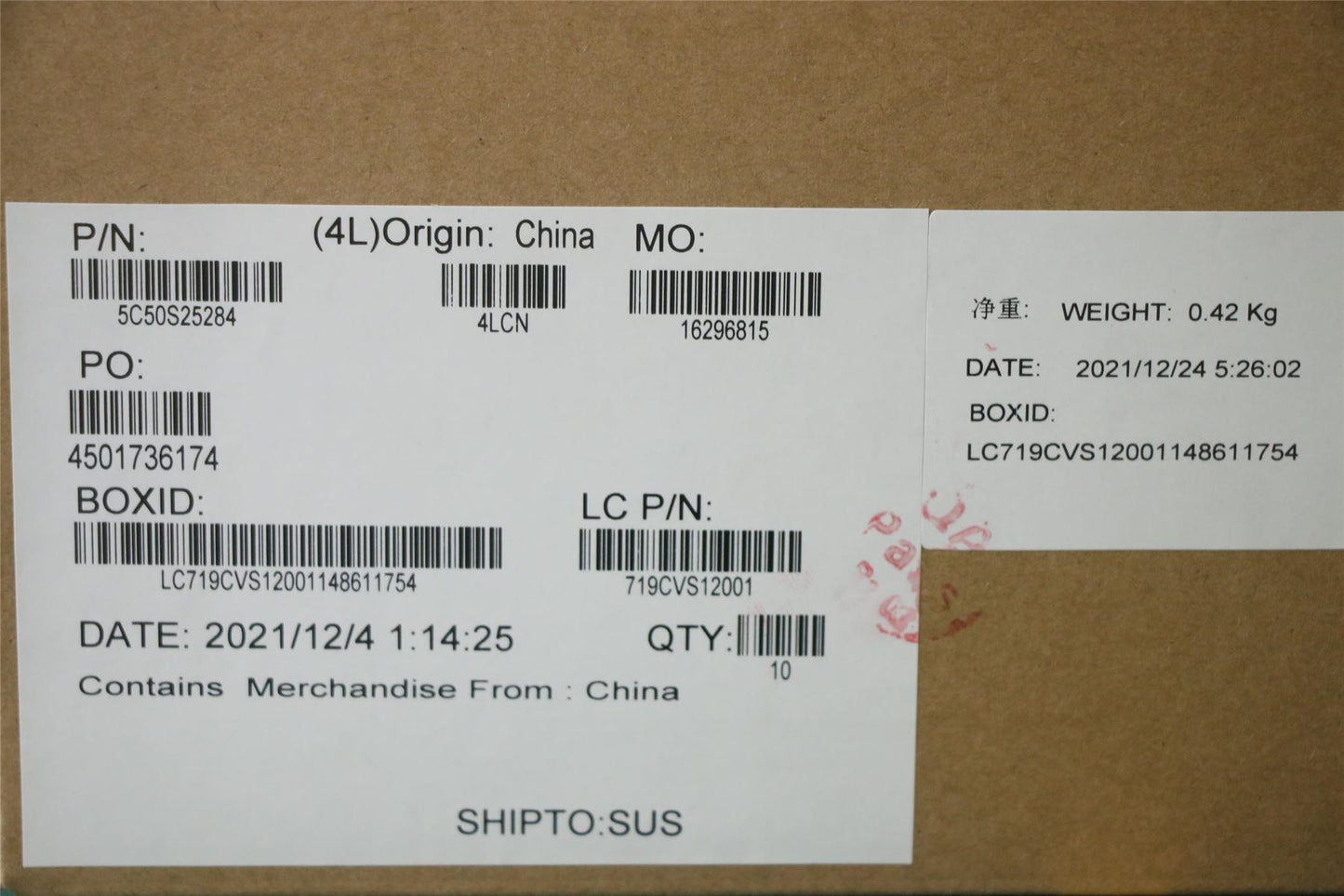 Lenovo USB Board L 82QX 5C50S25284