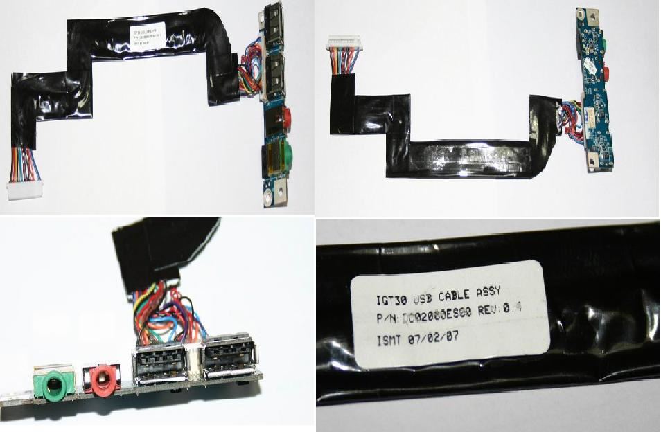 Lenovo IGT30 USB板W/CABLE LS-3573P 71BW0638001 USB Board 11009383