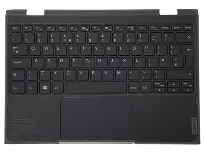 Lenovo Notebook 300e 2nd Keyboard Palmrest Top Cover UK Black 5CB0T45085