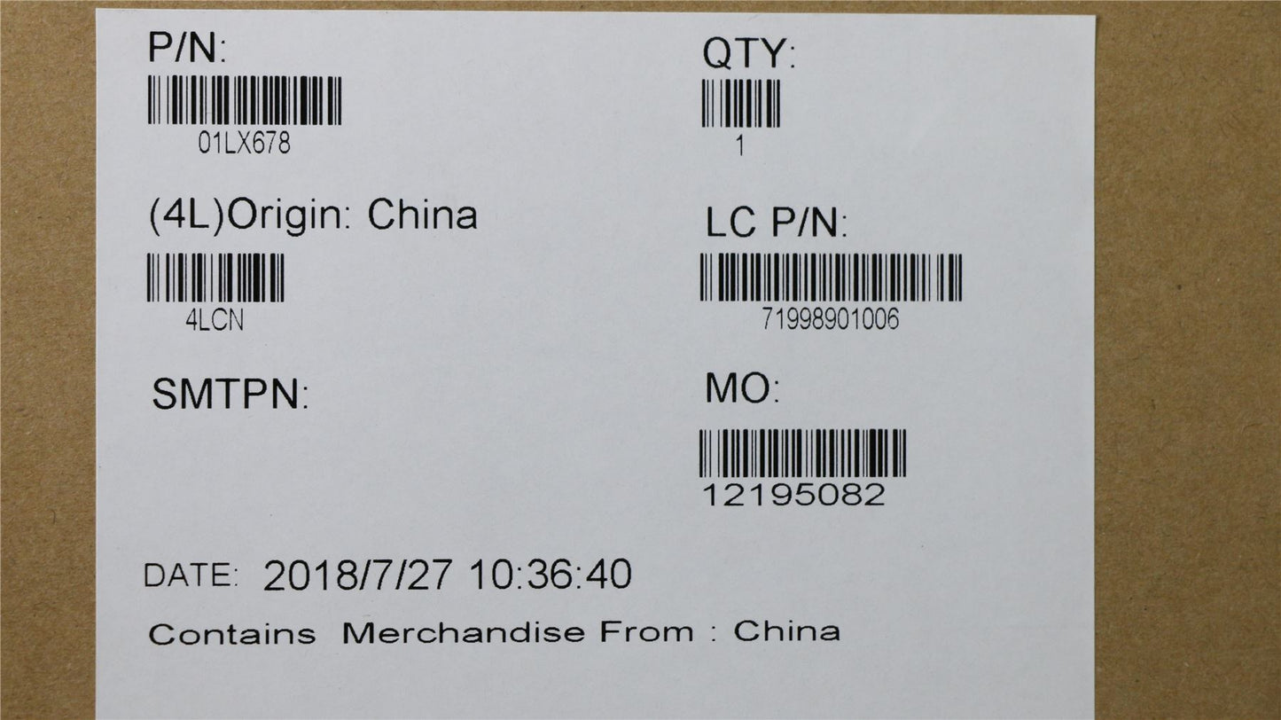 Lenovo 02HL317 BDPLANAR WIN,i5-8250U,N-vP,16G