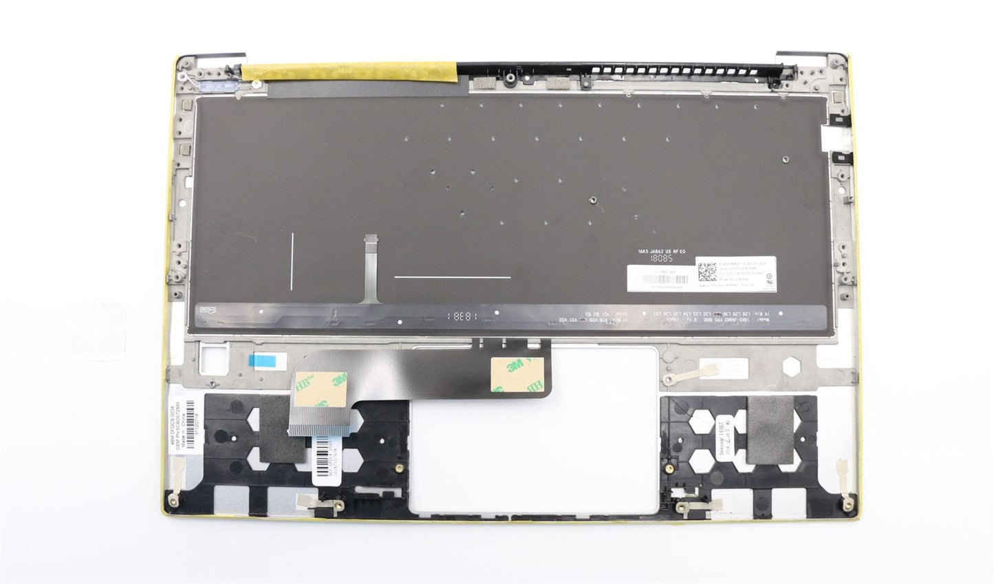 Lenovo S730 13IWL S730 13IML Keyboard Palmrest Top Cover US Platinum 5CB0S72889