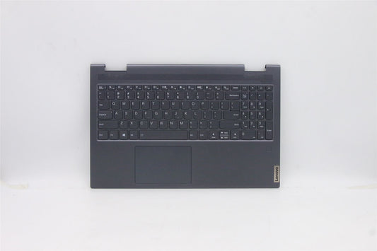 Lenovo Yoga 7-15ITL5 Keyboard Palmrest Top Cover US Black 5CB1A22487
