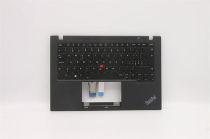 Lenovo ThinkPad T14s Gen 2 Palmrest Cover Keyboard Swiss Black 5M11C47989