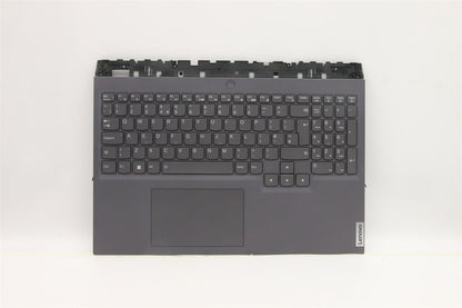 Lenovo 5 16IAH7H Palmrest Cover Touchpad Keyboard UK Storm Grey 5CB1F38548