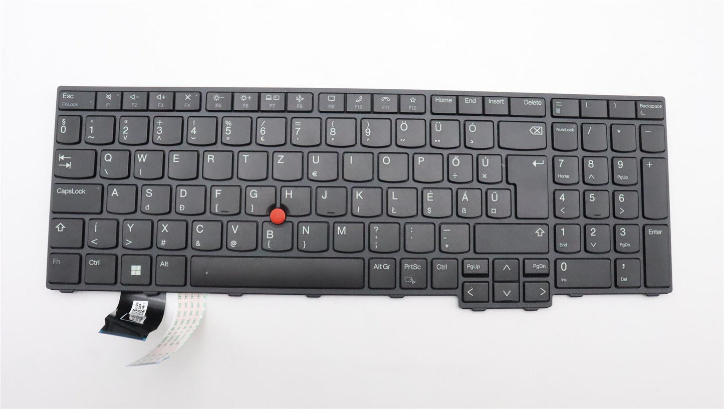 Lenovo ThinkPad P16s 1 L15 3 T16 1 Keyboard Hungarian Black 5N21D93811