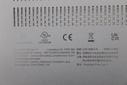 Lenovo FRU ROCP_D_COVER_UMA_SUB_ASSY_BK 5CB1L57535