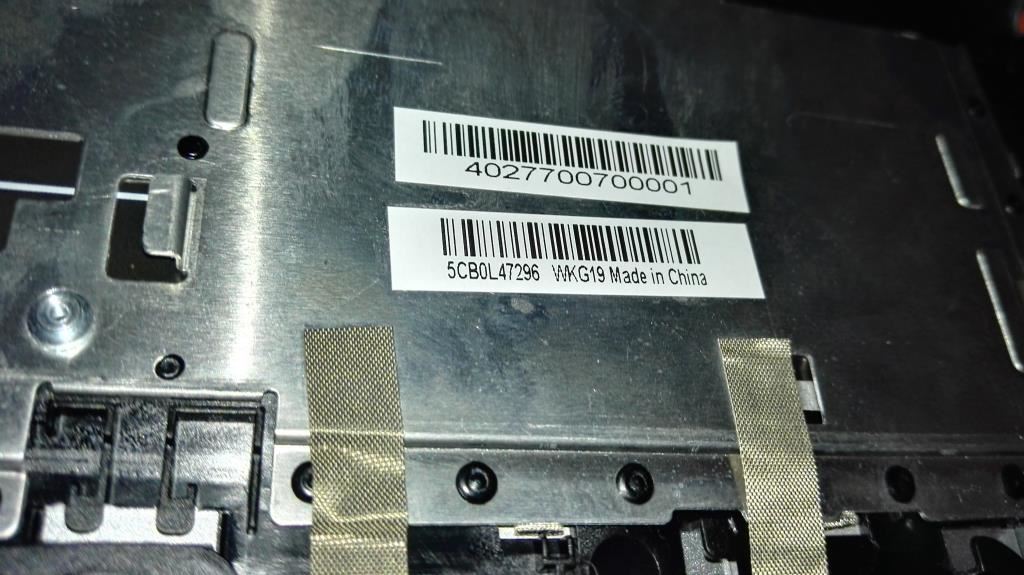 Lenovo Yoga 710-14ISK 710-14IKB Keyboard Palmrest Spanish Silver 5CB0L47296