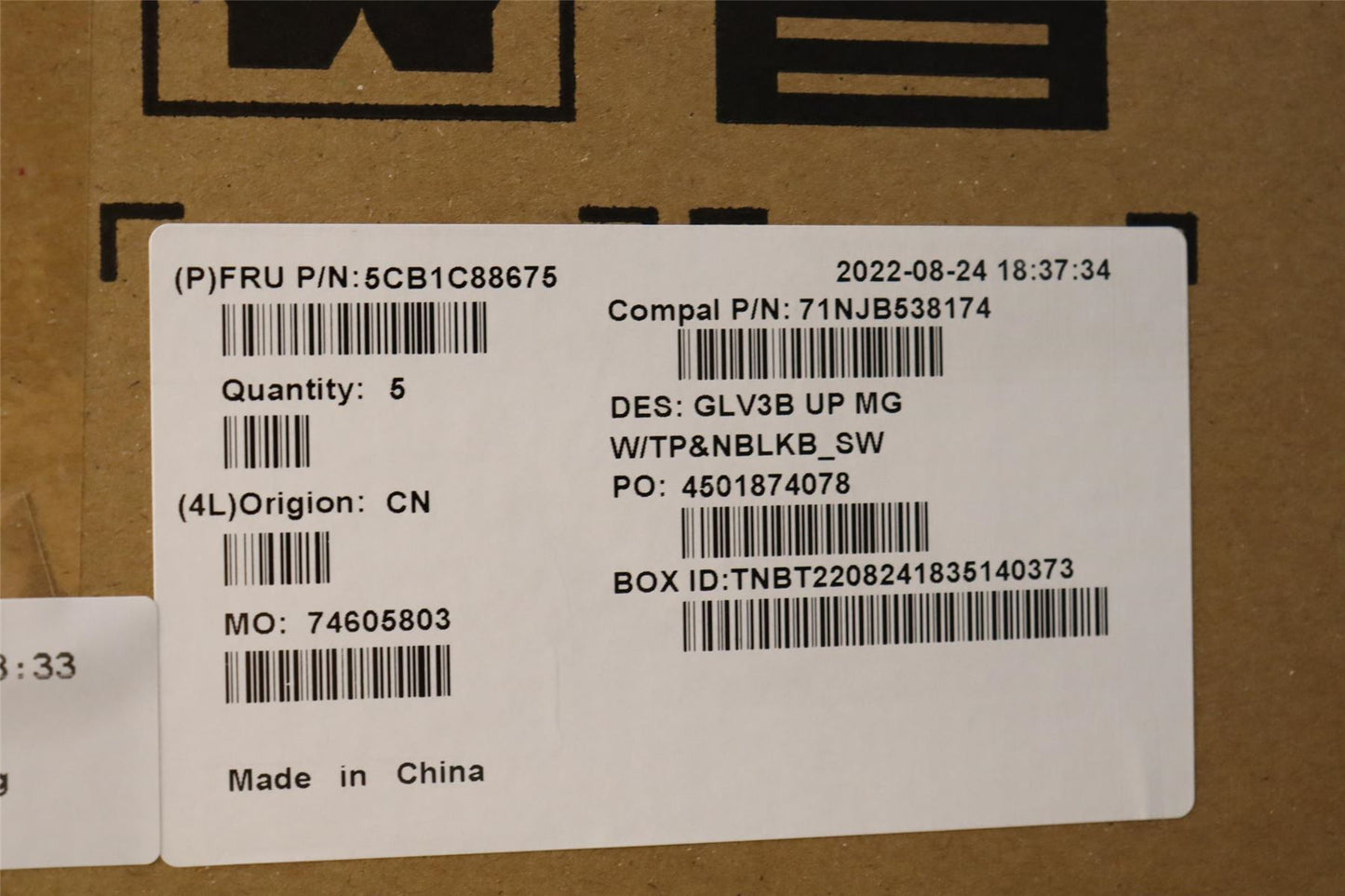 Lenovo UpperCaseASM_SWS C21A4 MGNBL 5CB1C88675