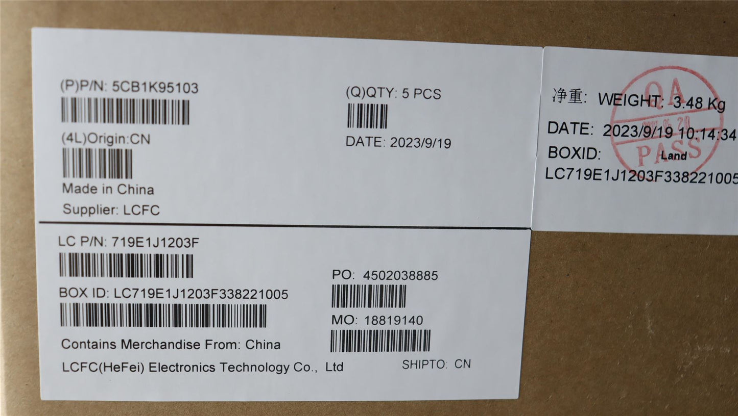 Lenovo Upper Case ASM_SPA L82XB FB NBL 5CB1K95103