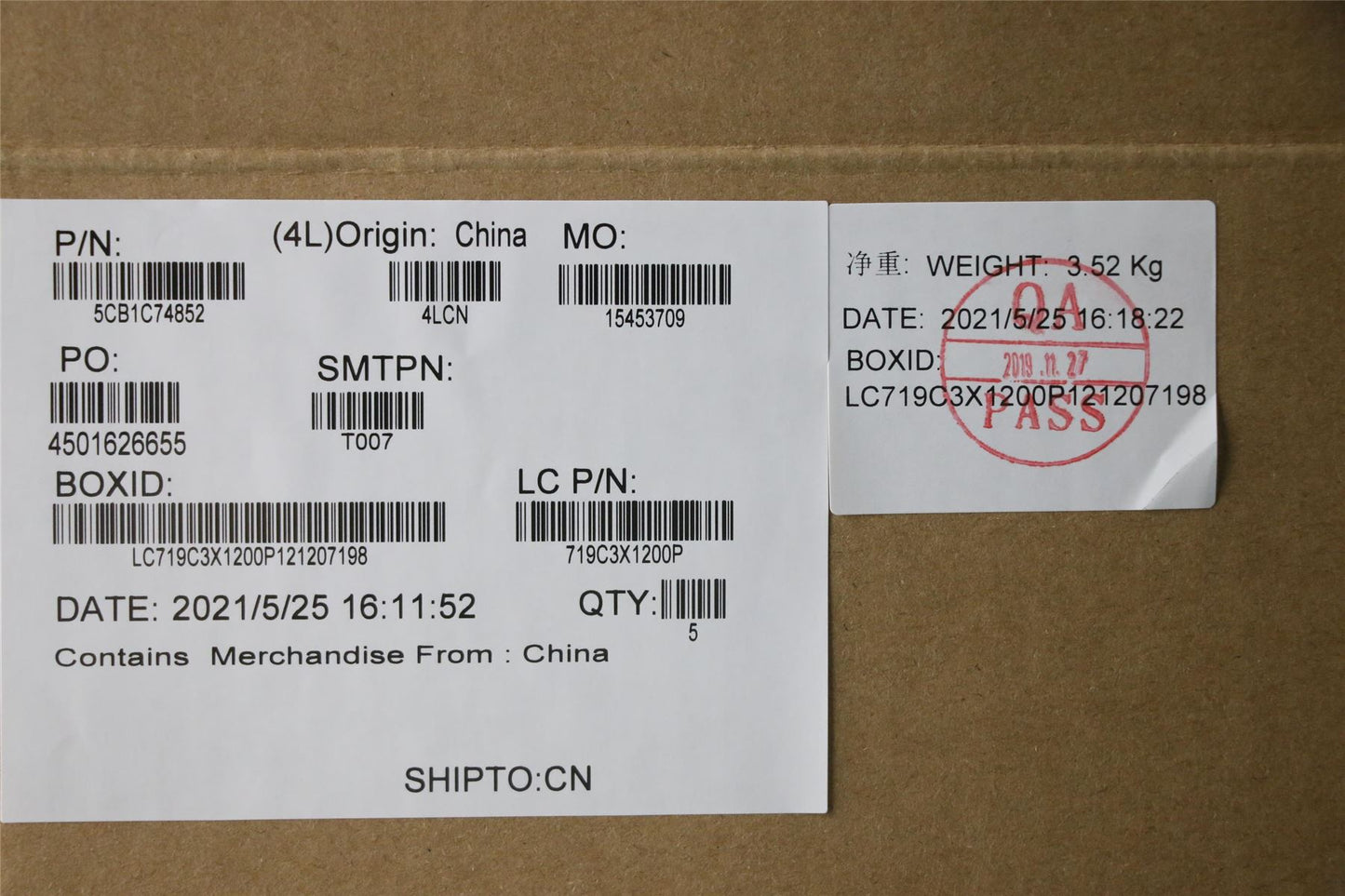 Lenovo Upper Case ASM_KOR L82JUBUWHW/F 5CB1C74852