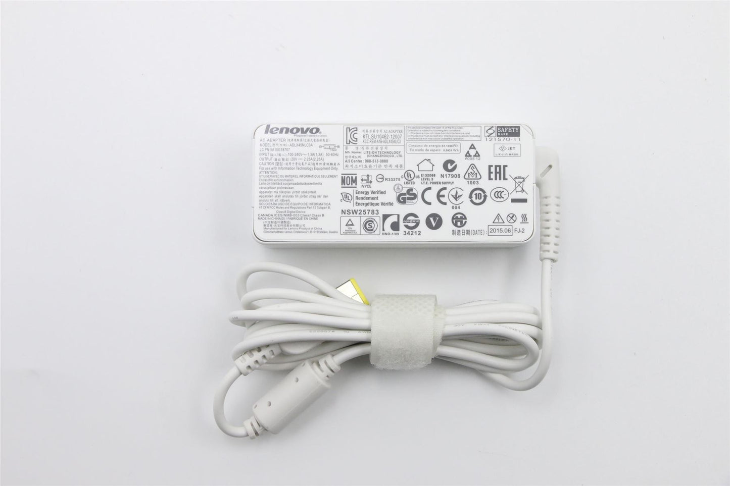 Lenovo Liteon ADLX45NLC3A 20V 2.25A adapter/W 5A10G18707