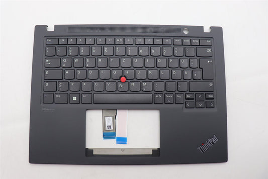 Lenovo ThinkPad T14s Gen 3 Palmrest Cover Keyboard German Black 5M11G26944