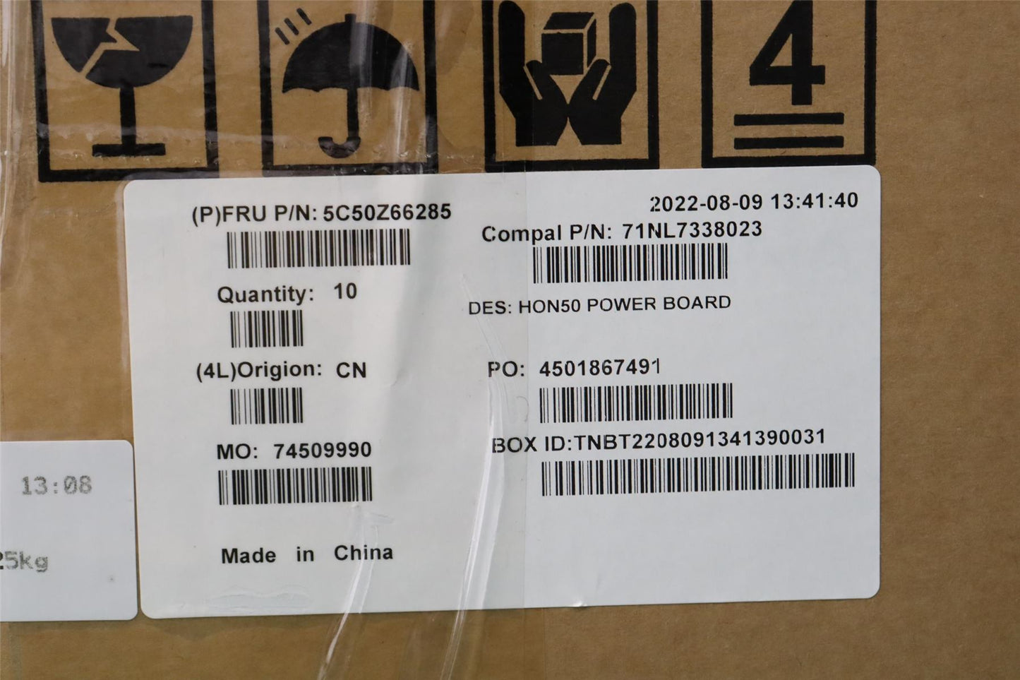 Lenovo CARDPOP C Neo50a Power Button Board 5C50Z66285
