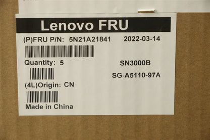 Lenovo CS21KBD SKTOP PMX,BL,BK,FRA/ENG English French Keyboard 5N21A21915