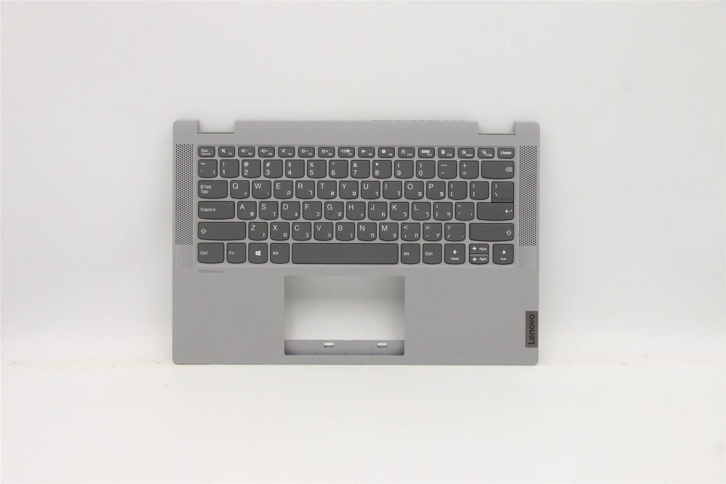 Lenovo Flex 5-14ALC05 Keyboard Palmrest Top Cover Hebrew Grey 5CB1C19371