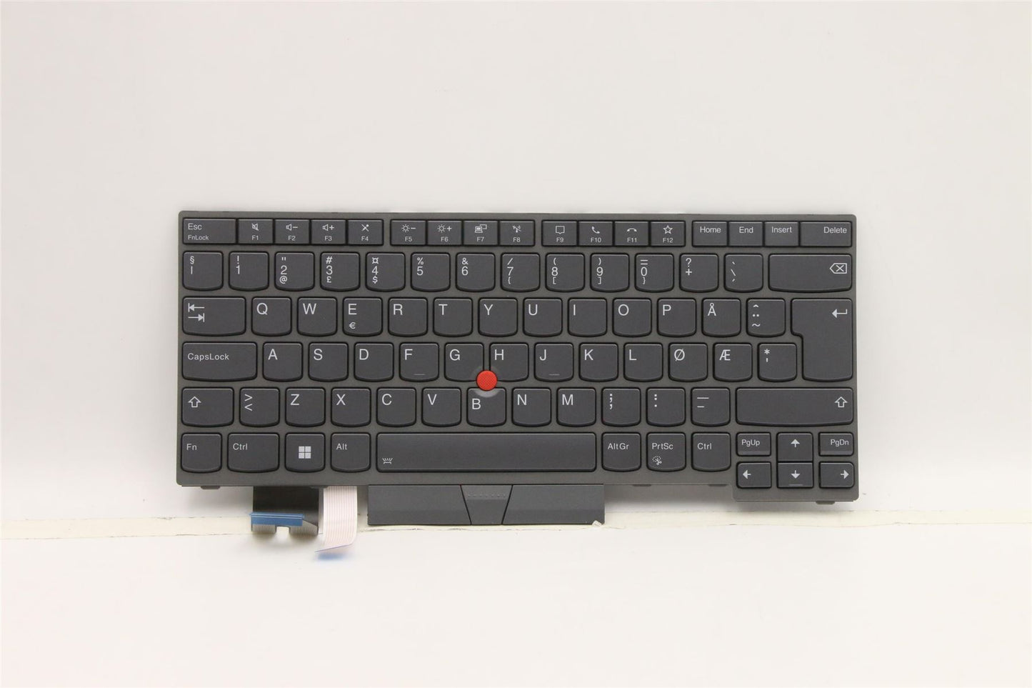 Lenovo ThinkPad T14 Gen 2 P14s Gen 2 Keyboard Norwegian Grey Backlit 5N21B08357