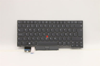 Lenovo ThinkPad T14 Gen 2 P14s Gen 2 Keyboard Norwegian Grey Backlit 5N21B08357
