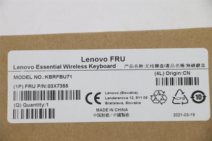 Lenovo KB MICE_BO FRU KBD Romanian 096 03X7355