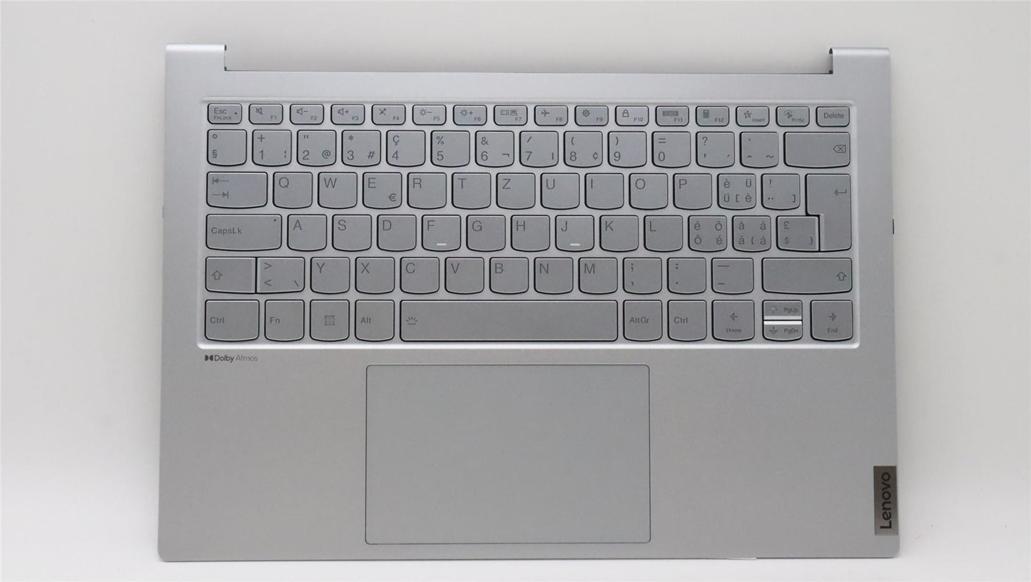 Lenovo Yoga 7 14IAH7 Palmrest Cover Touchpad Keyboard Switzerland 5CB1J23616