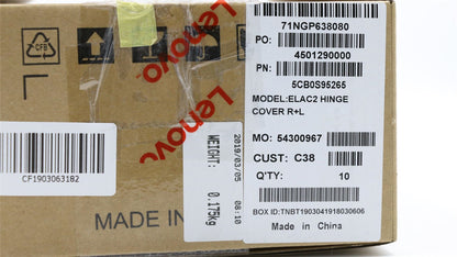 Lenovo 14W Hinge Cap Strip Trim Cover Black 5CB0S95265