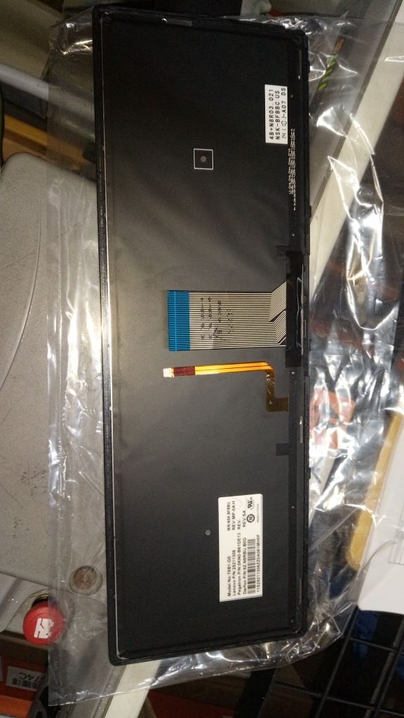 Lenovo DFT6B1GE103KeyBlkKeySlvFrameBL KBD Keyboard 25211306