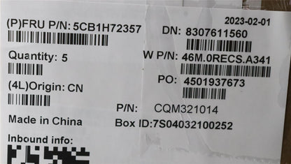 Lenovo Upper Case ASM_POR W 82R9 SB BL 5CB1H72357