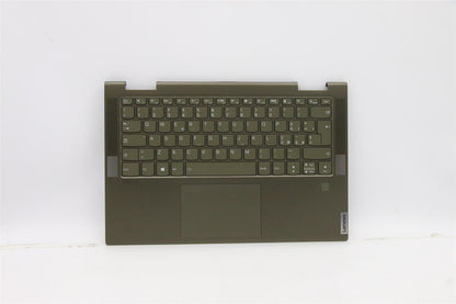 Lenovo Yoga 7-14ITL5 Palmrest Cover Touchpad Keyboard Italian Brown 5CB1A08854