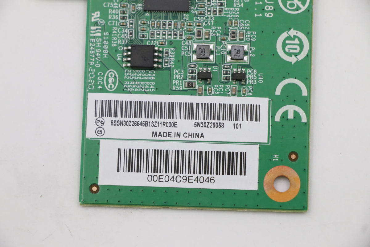 Lenovo NETWRK_CRD BLD 8111FP PCIEx1 1000M HP PCIe PCI x1 Board 5N30Z29058