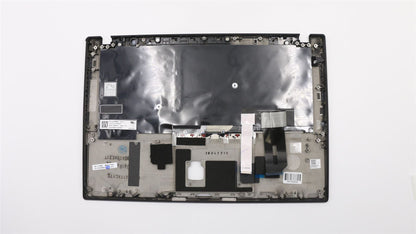 Lenovo ThinkPad T490s Keyboard Palmrest Top Cover Belgian Black Backlit 02HM274
