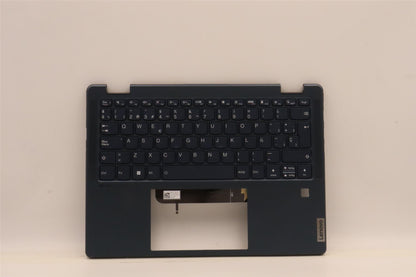 Lenovo Yoga 6 13ABR8 Keyboard Palmrest Top Cover Spanish Silver 5CB1H23797