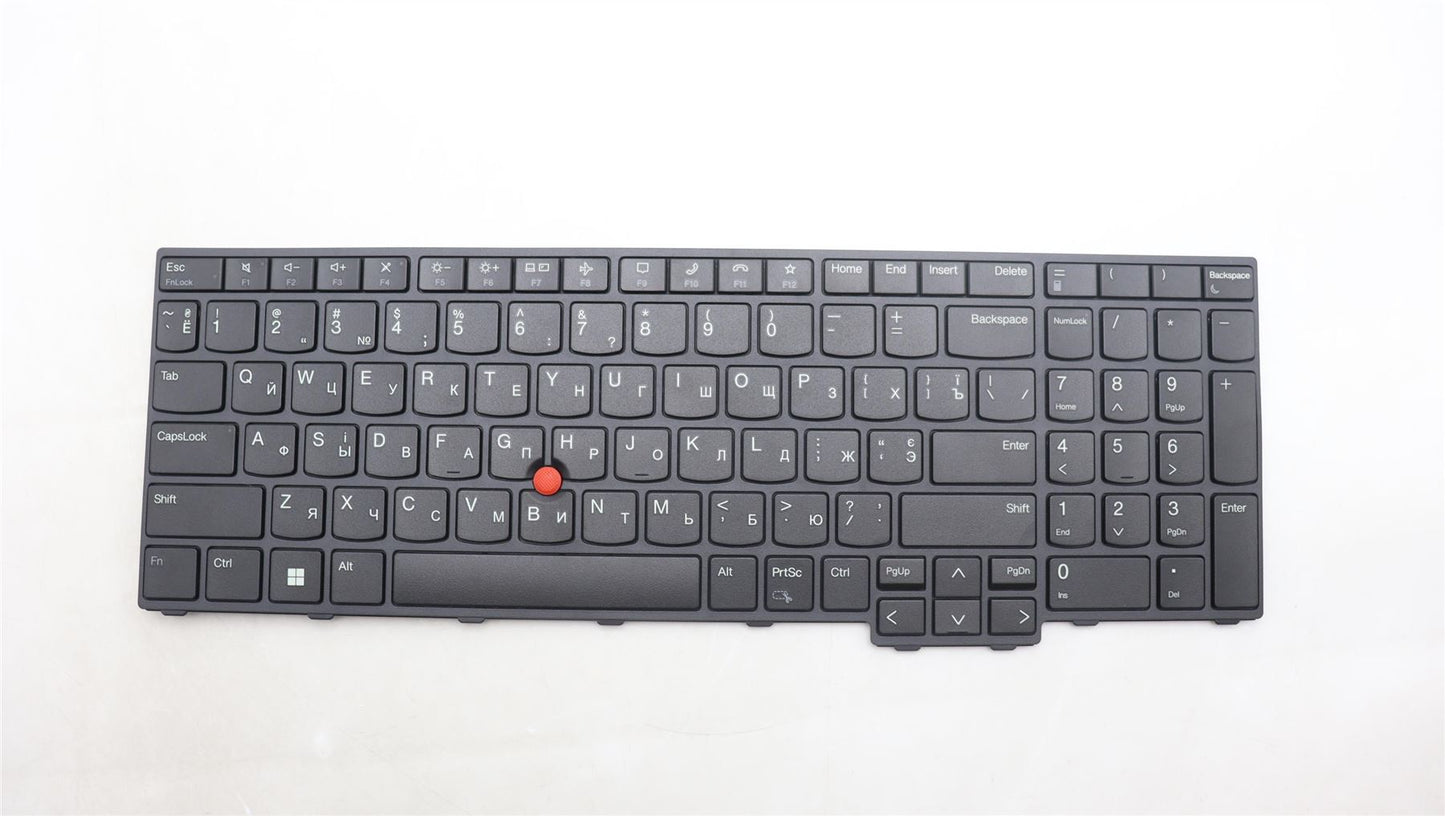 Lenovo ThinkPad T16 Gen 2 P16s Gen 2 L15 Gen 4 Keyboard Ukrainian 5N21K05151