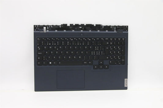 Lenovo Legion 5-15ACH6H Palmrest Touchpad Cover Keyboard Swiss Blue 5CB1C74827