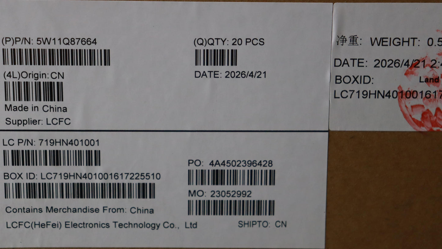 Lenovo WIRELESS Wireless,WWAN,FXN,SDX61 Nile WWAN 5G Foxconn Board 5W11Q87664