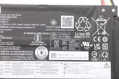 Lenovo SP/B L20M4PF2 7.72V61Wh4cell 5B11C66148