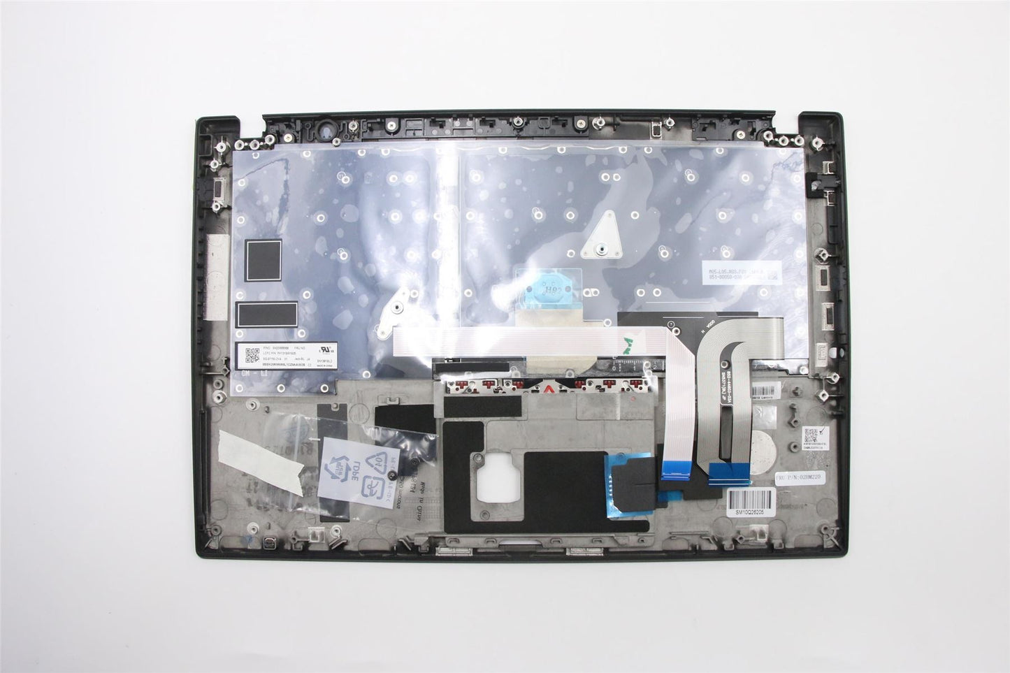 Lenovo ThinkPad T490s Keyboard Palmrest Top Cover Japanese Black Backlit 02HM220