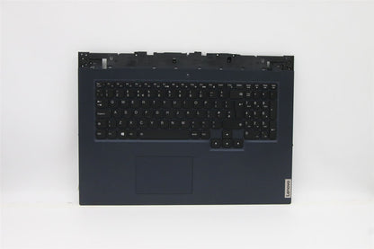 Lenovo 5 17ACH6 Palmrest Cover Touchpad Keyboard UK Abyss Blue 5CB1D01914