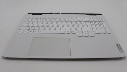Lenovo IdeaPad 3 15ARH7 Palmrest Cover Touchpad Keyboard UK White 5CB1J41948