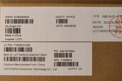 Lenovo FRU T14G3_D_COVER_UMA_WW_ASSY_GR 5CB0Z69545