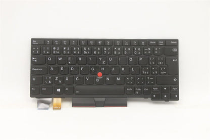 Lenovo ThinkPad L13 2 X13 Keyboard Czech Slovakian Black Backlit 5N20V43216